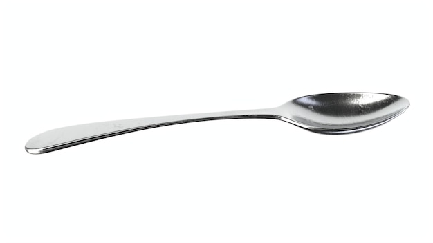 d render of spoon isolated on white