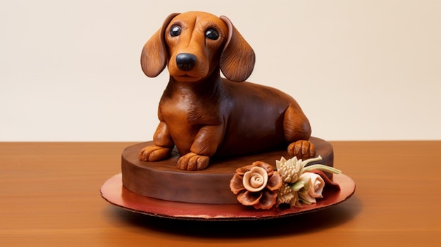 Dachshund dog cake animal