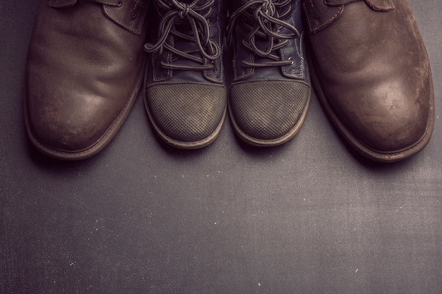 아빠의 부츠와 아기의 신발, 아버지의 날 개념