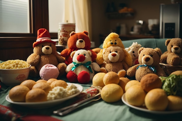 Dads Famous Stuffies voedselfotografie