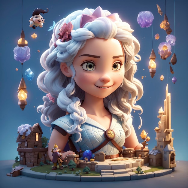 Daenerys Targaryen in Pixar Paradise