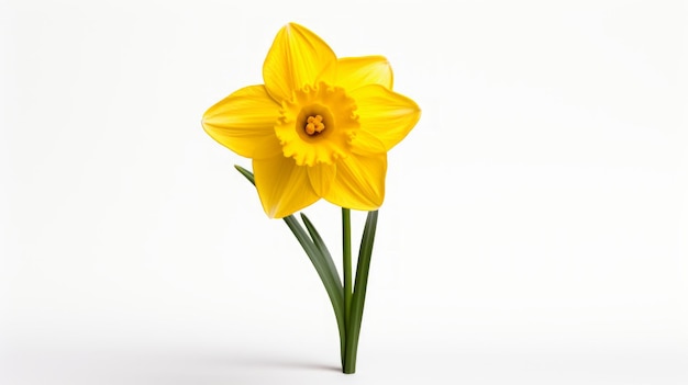 Photo daffodil isolated on white background