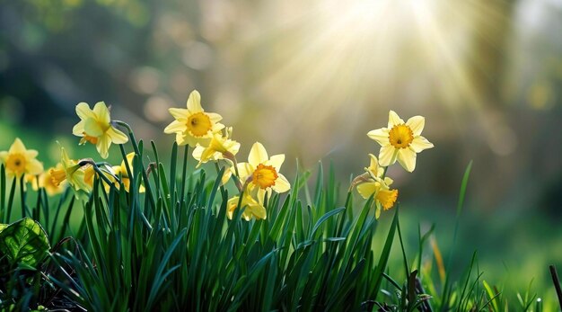 daffodils in spring