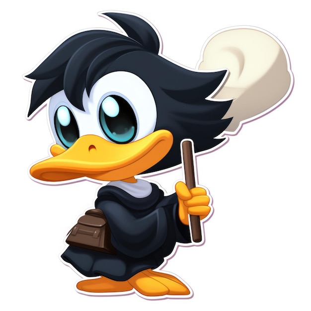 Daffy Duck Looney Tunes cartoon character Generative AI