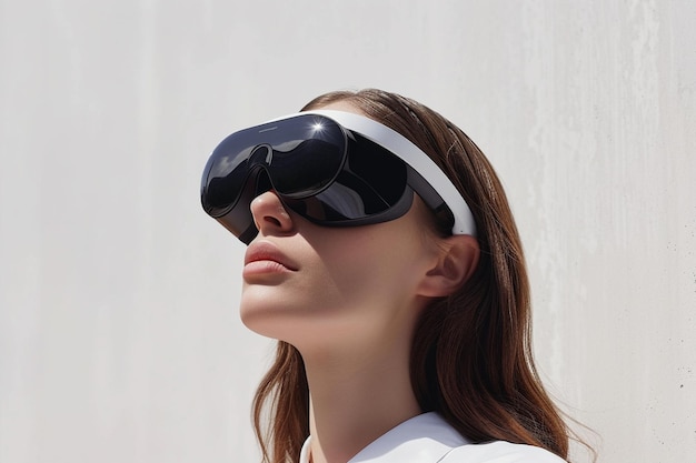 Foto dagelijkse levensstijl met een vr-headset