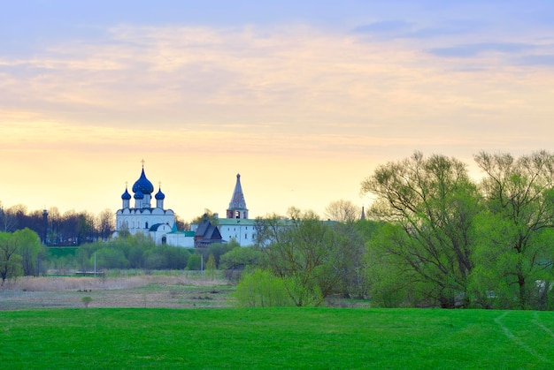 Dageraad in het oude Kremlin