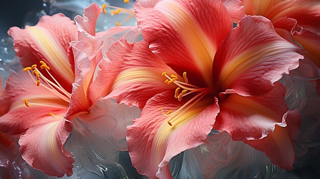 Daglily Bloemen Hemerocallis Aardbeien Swirl