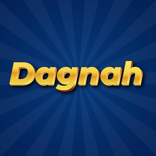 Dagnah Text effect Gold JPG attractive background card photo