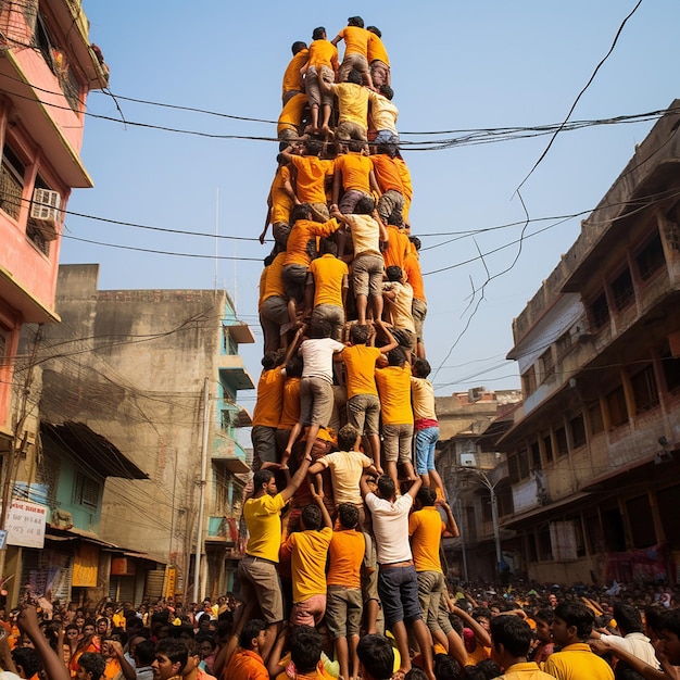 Foto evento dahi handi