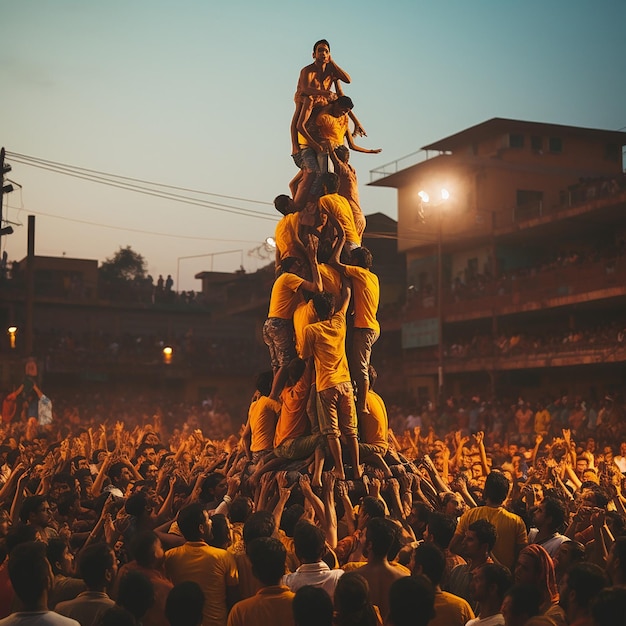 Dahi handi gebeurtenis