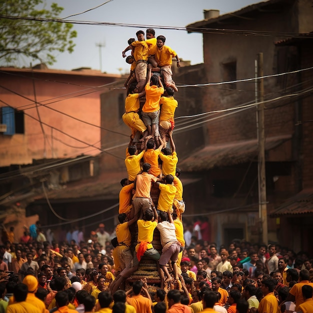 Dahi handi gebeurtenis