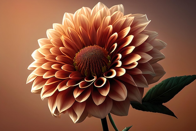 Dahlia Autumn flower background