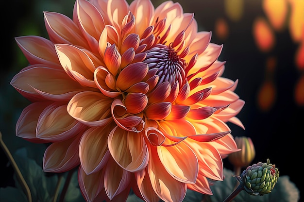 Dahlia bloem