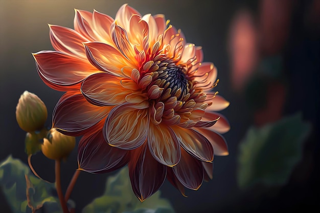 Dahlia bloem