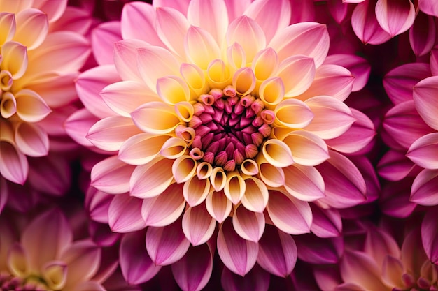 Dahlia flower background