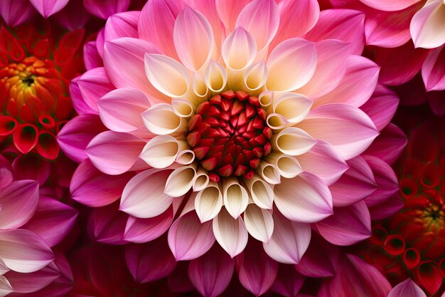 Dahlia flower background