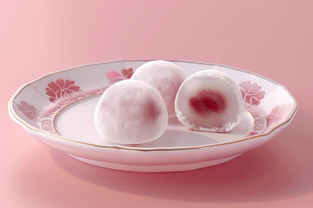 daifuku mochi on background