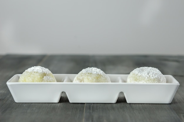 Daifuku Mochi Japanese dessert 