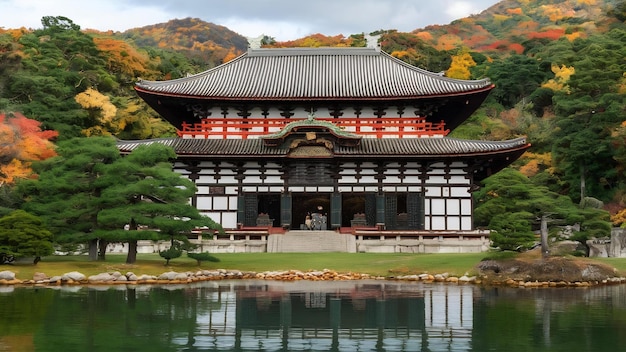 Daigo ji tempel in de herfst