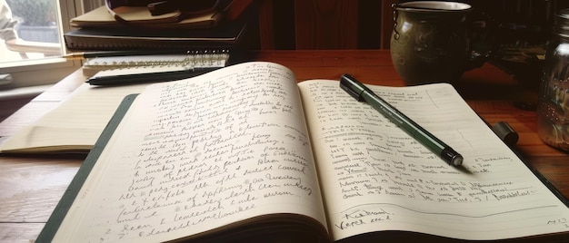 Photo daily journaling practice reflective personal development expressive writing