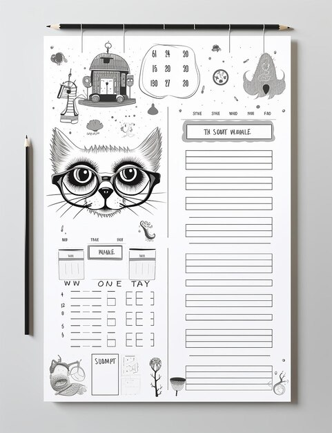 Photo daily planner free