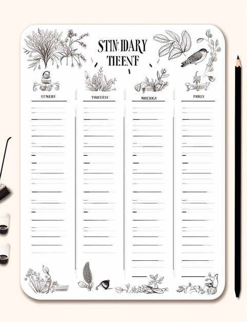 Photo daily planner free