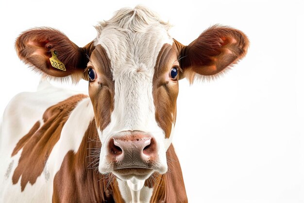 Молочная корова в четком портрете