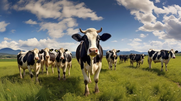Dairy farmer cows