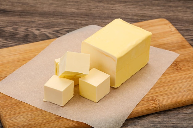 乳製品の天然黄色いバターパーツ