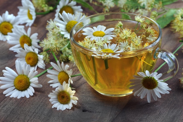 Daisies in a bowl with daisies