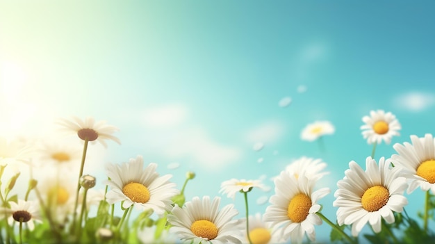 Daisies in the grass wallpapers