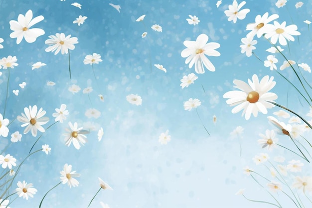 daisies in the sky