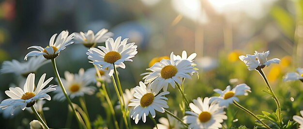 Daisies in Soft Sunlight