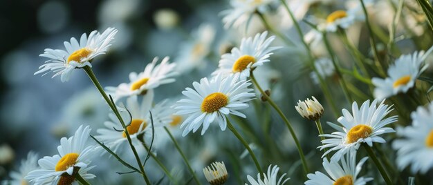 Daisies in Soft Sunlight