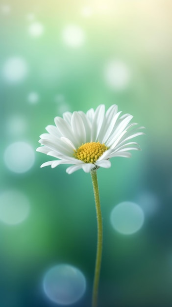 Daisy bloem achtergrond Illustratie AI generatief