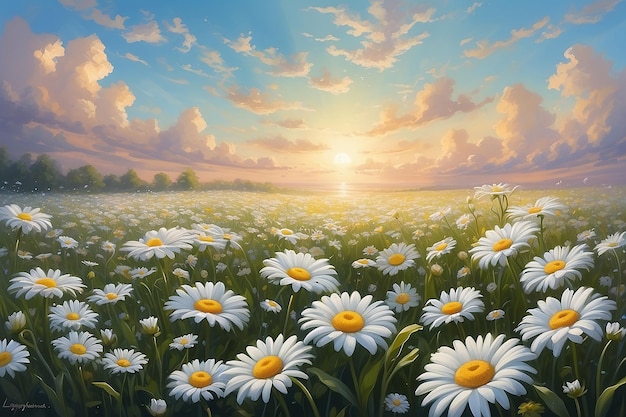 Photo daisy dreamscape