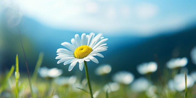 daisy flower in a field