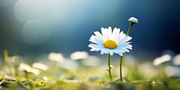 daisy flower in a field