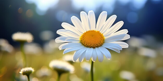 daisy flower in a field