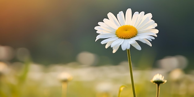 daisy flower in a field