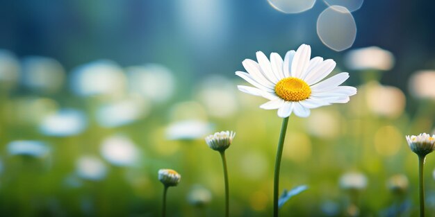 daisy flower in a field