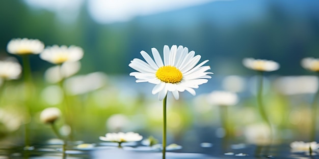 daisy flower in a field