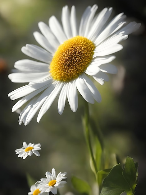 Daisy Flower in Garden