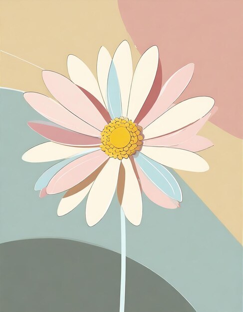 Daisy flowers illustration