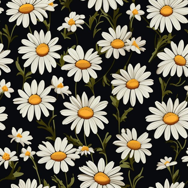 Daisy Magic Unveiled Floral Background