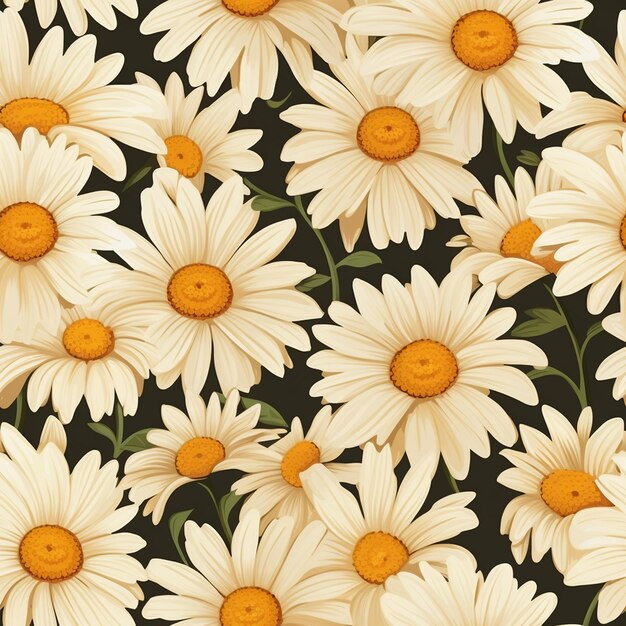 Daisy Serenity Floral Pattern Magic