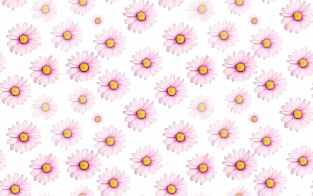 데이지 수채화 원활한 패턴 배경
