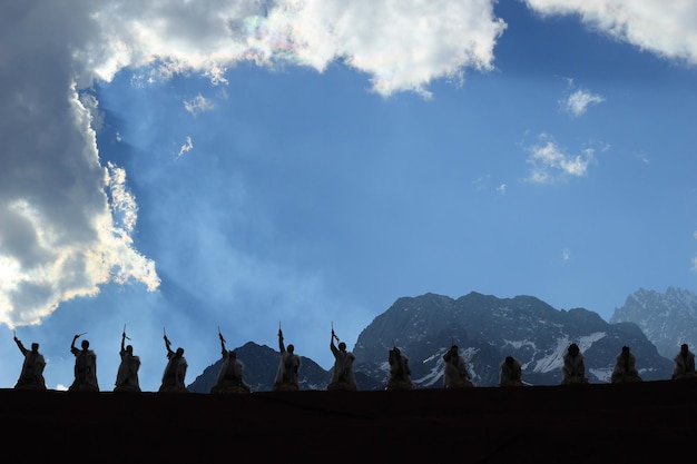 Foto dali città vecchia di yunnan cina attrazioni famose