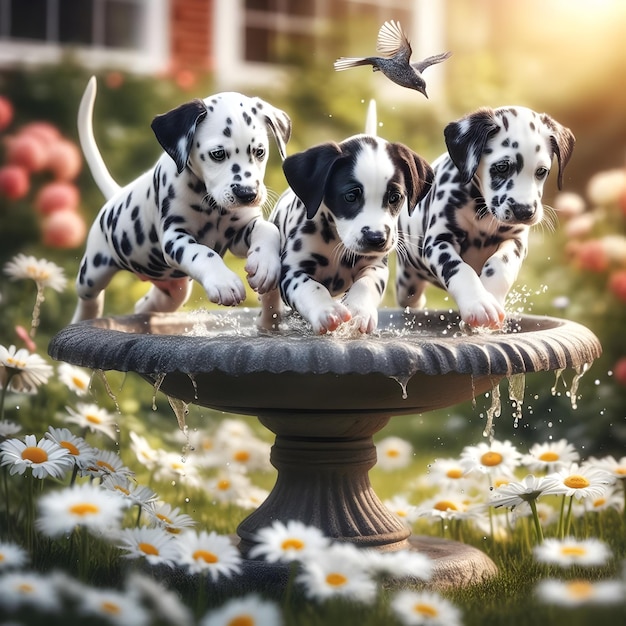 Dalmatian puppies