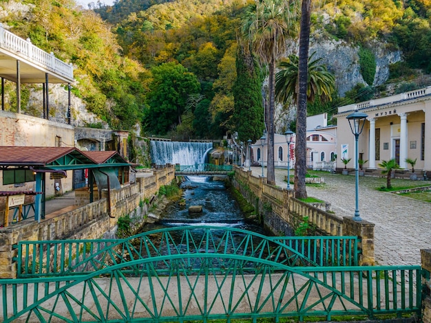 Dam Waterfall In New Athos Abkhazia